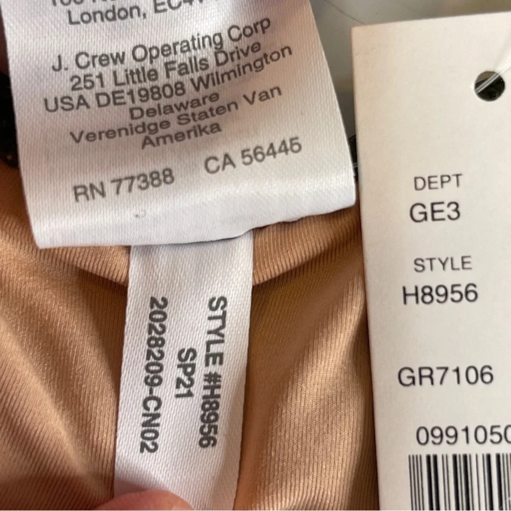 J Crew Safari Green Scoopneck Bikini Top XXL